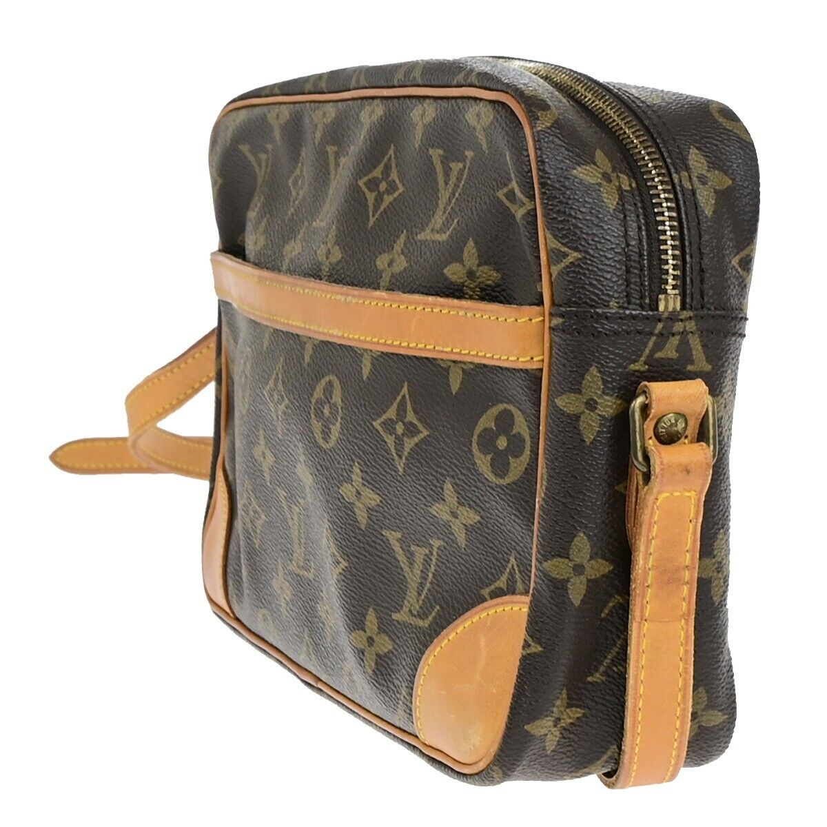 LOUIS VUITTON Trocadero 27 Shoulder Bag Monogram Leather Brown M51274 82EC899