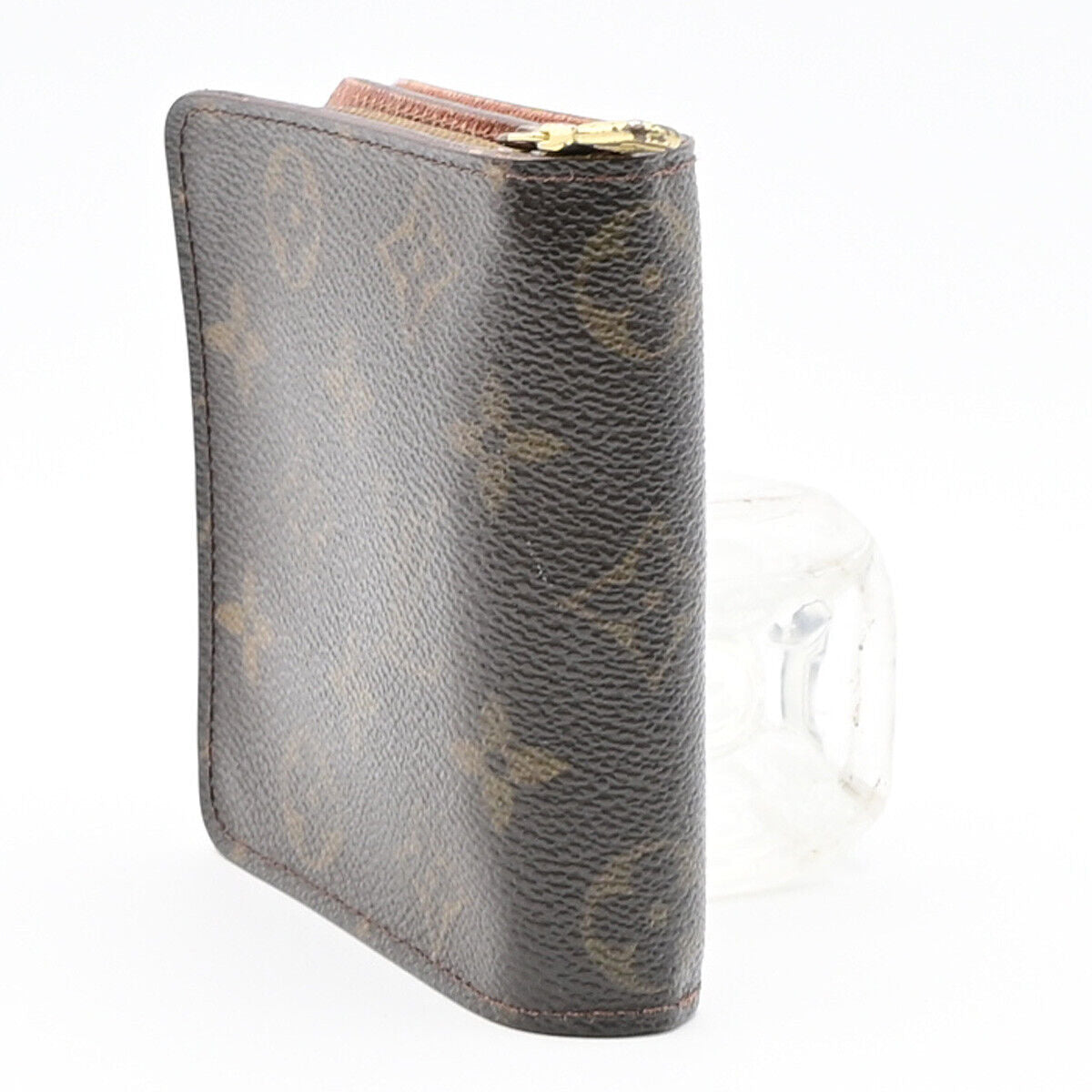 LOUIS VUITTON Compact Zip Bifold Wallet Monogram Leather Brown M61667 08YE810