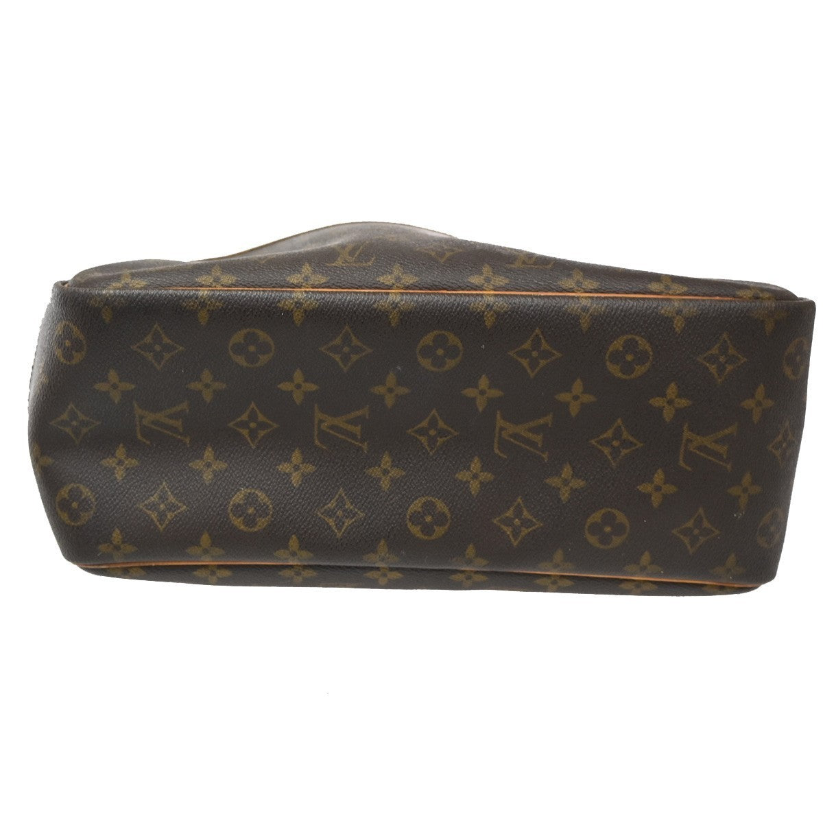 LOUIS VUITTON LV Logo Deauville Hand Bag Monogram Leather Brown M47270 81CA538