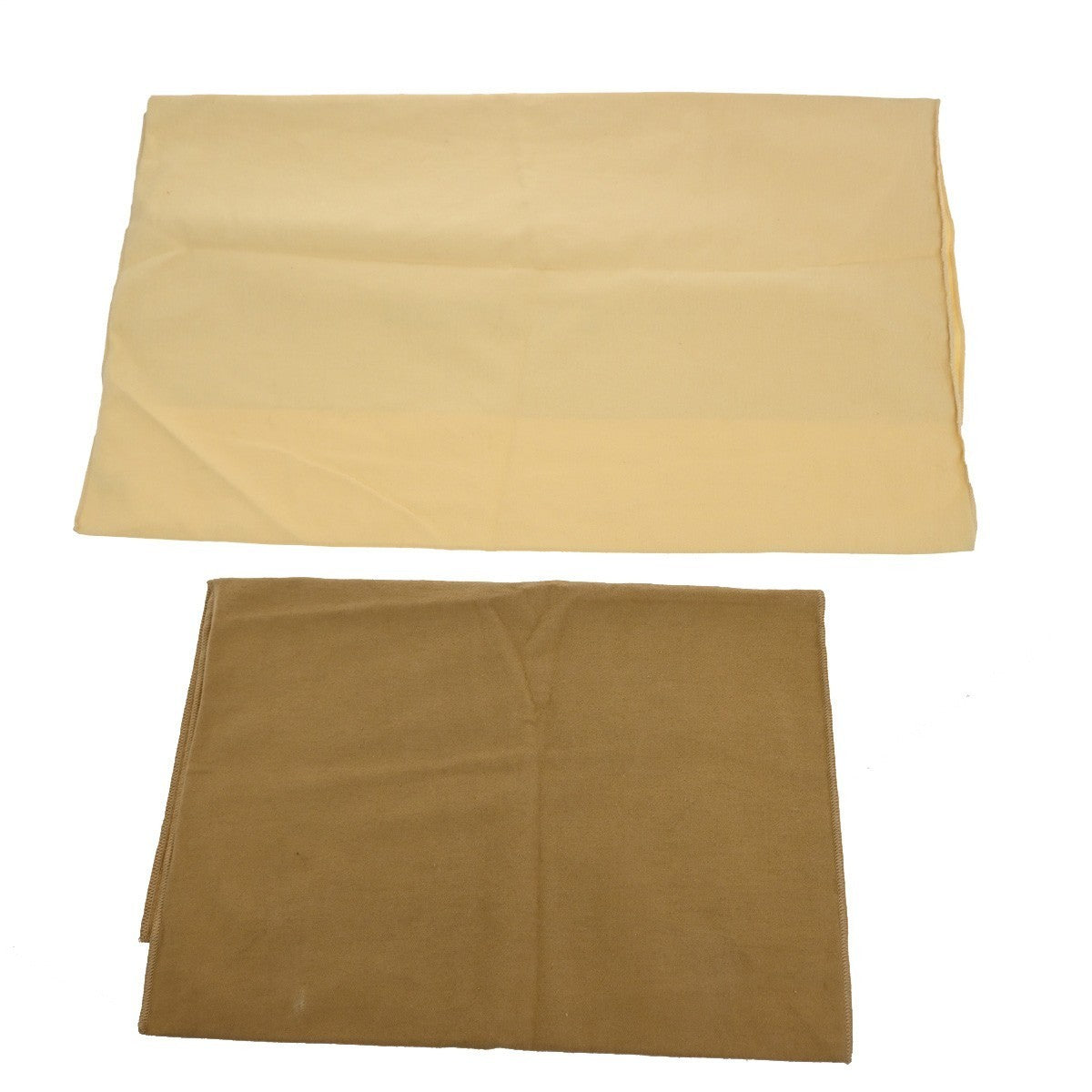 LOUIS VUITTON Logo 10 Set Dust Bag Drawstring Canvas Cotton Beige Brown 09KC113