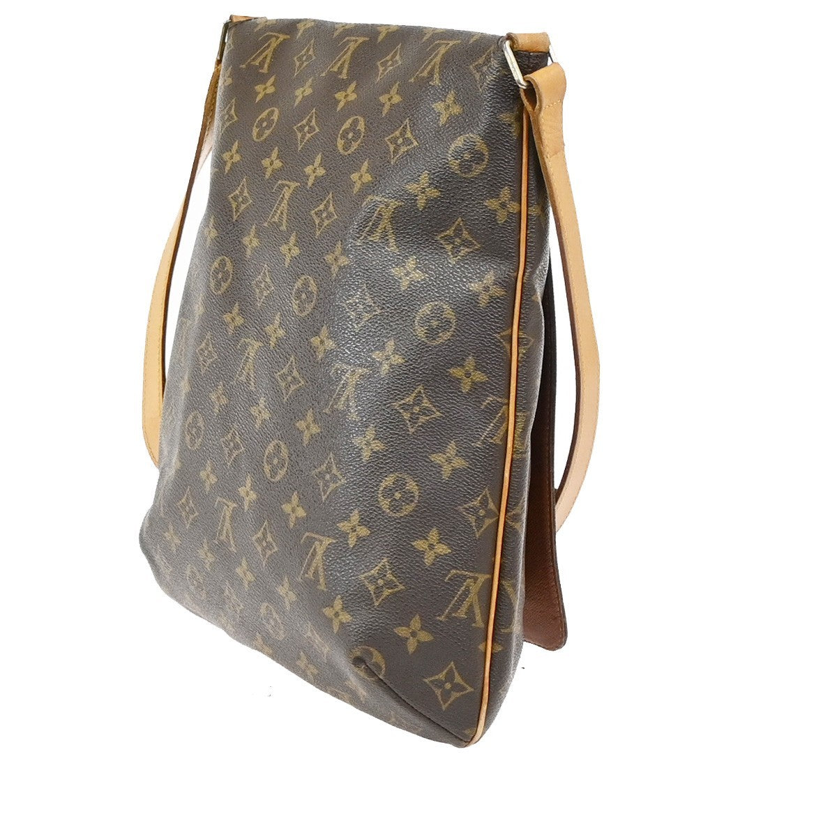 LOUIS VUITTON Musette Shoulder Bag Monogram Leather Brown France M51256 72YJ068