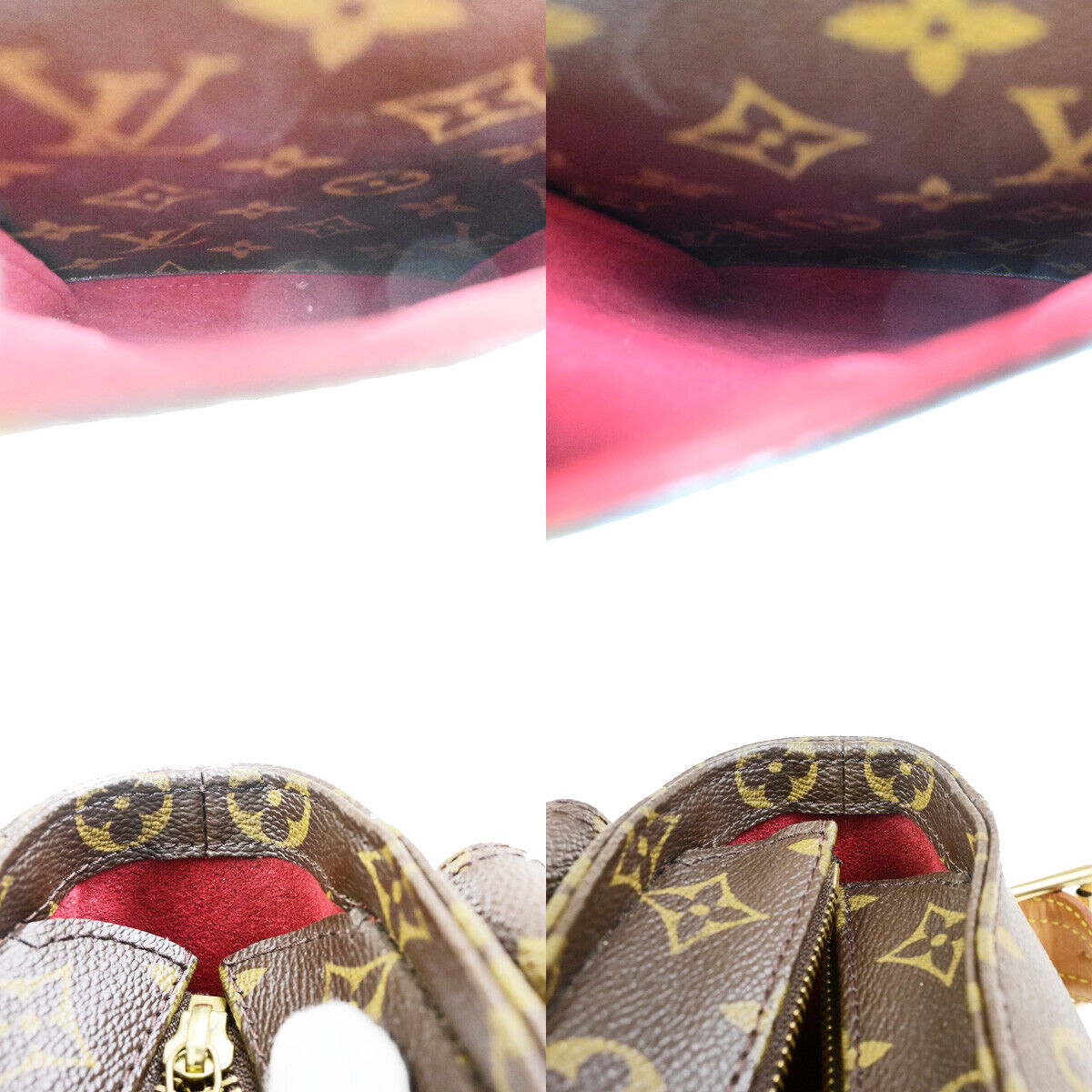 LOUIS VUITTON Viva Cite GM Shoulder Bag Monogram Leather Brown M51163 15YG491