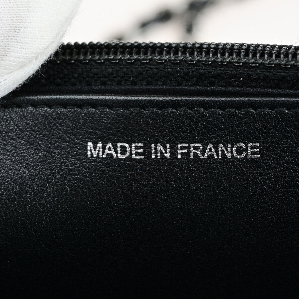 CHANEL CC Logo GST Chain Shoulder Bag Wallet Caviar Skin Leather BK SHW 390RF144