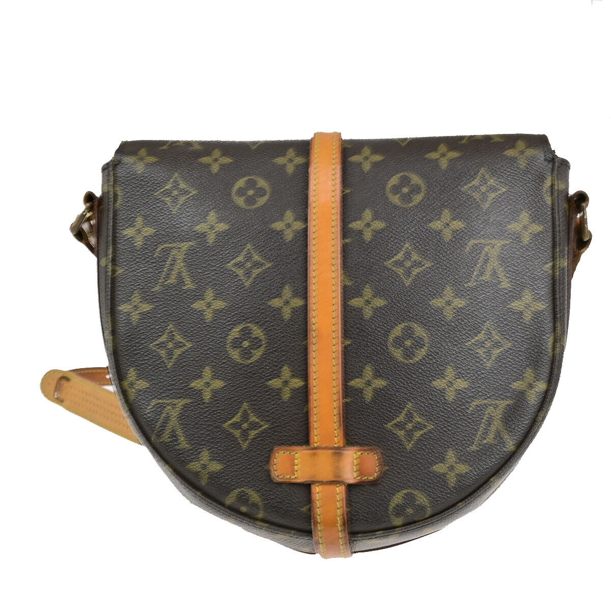 LOUIS VUITTONI Chantilly MM Shoulder Bag Monogram Leather Brown M51233 62YG613