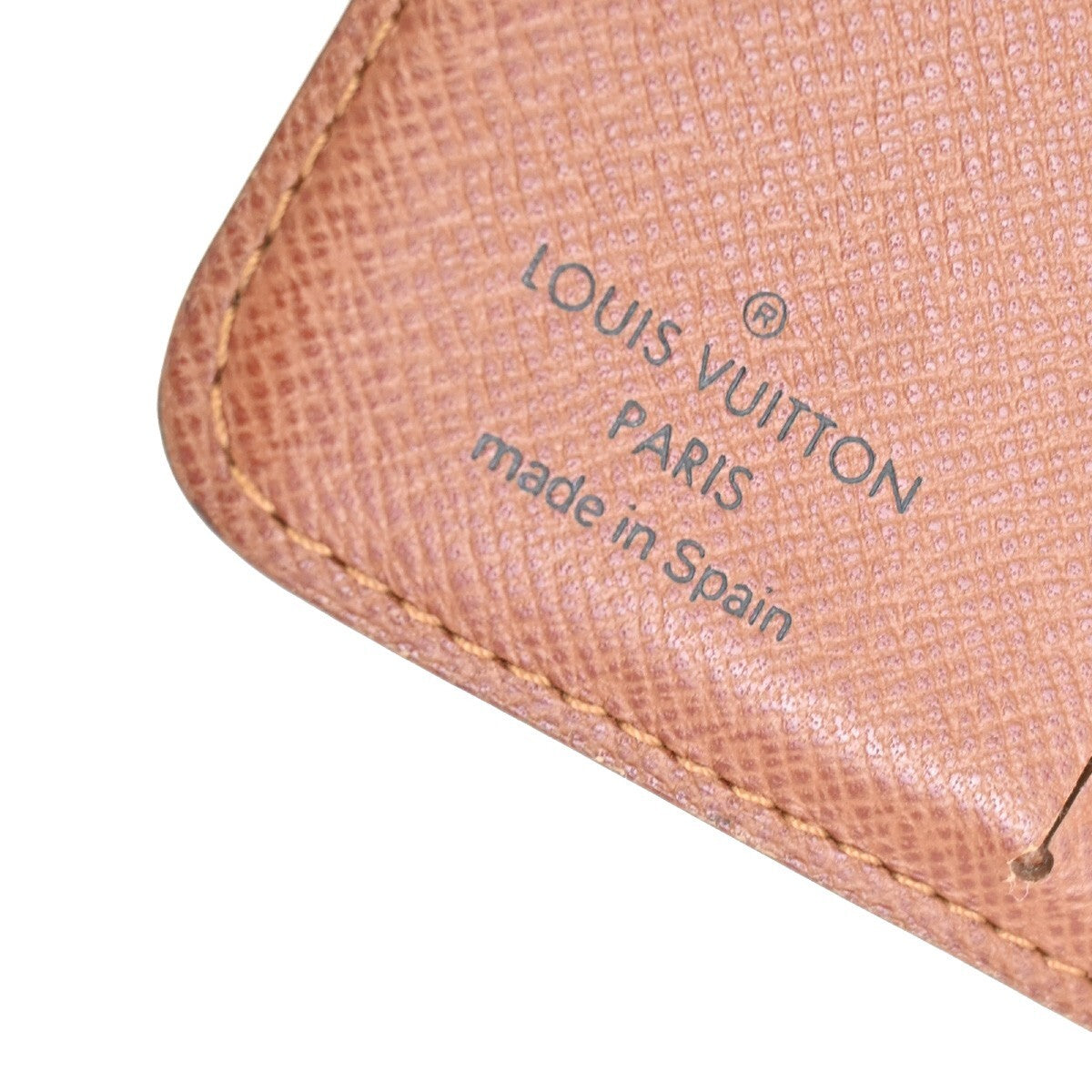 LOUIS VUITTON Compact Zip Bifold Wallet Monogram Leather Brown M61667 09FB576