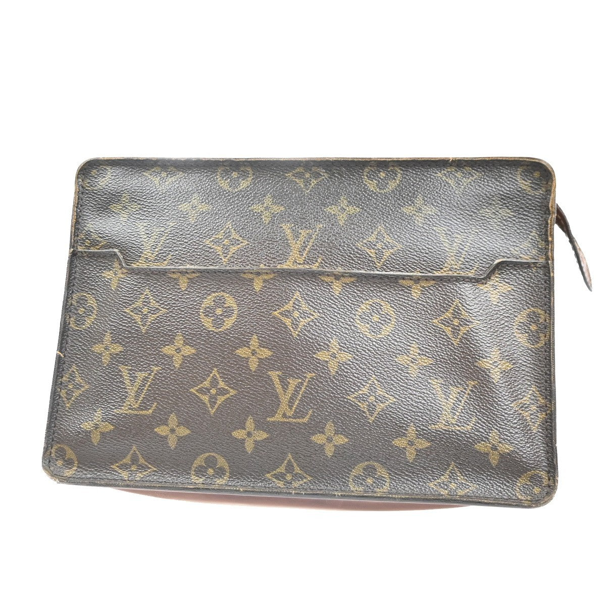 LOUIS VUITTON Pochette Homme Clutch Hand Bag Monogram Leather BN M51795 09MA467