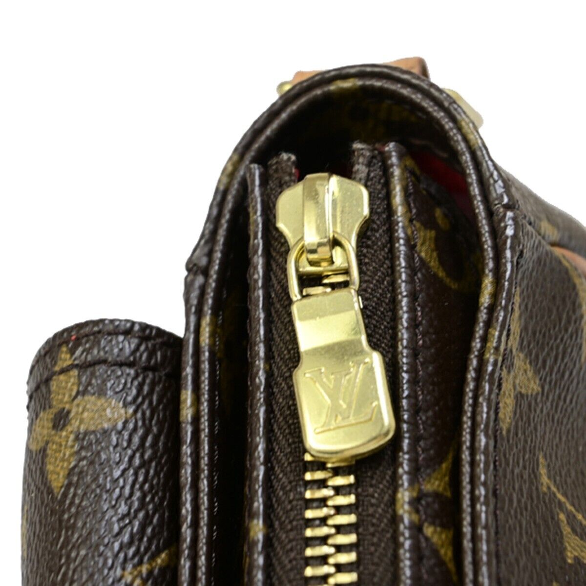 LOUIS VUITTON Viva Cite PM Shoulder Bag Monogram Leather Brown M51165 47EB795