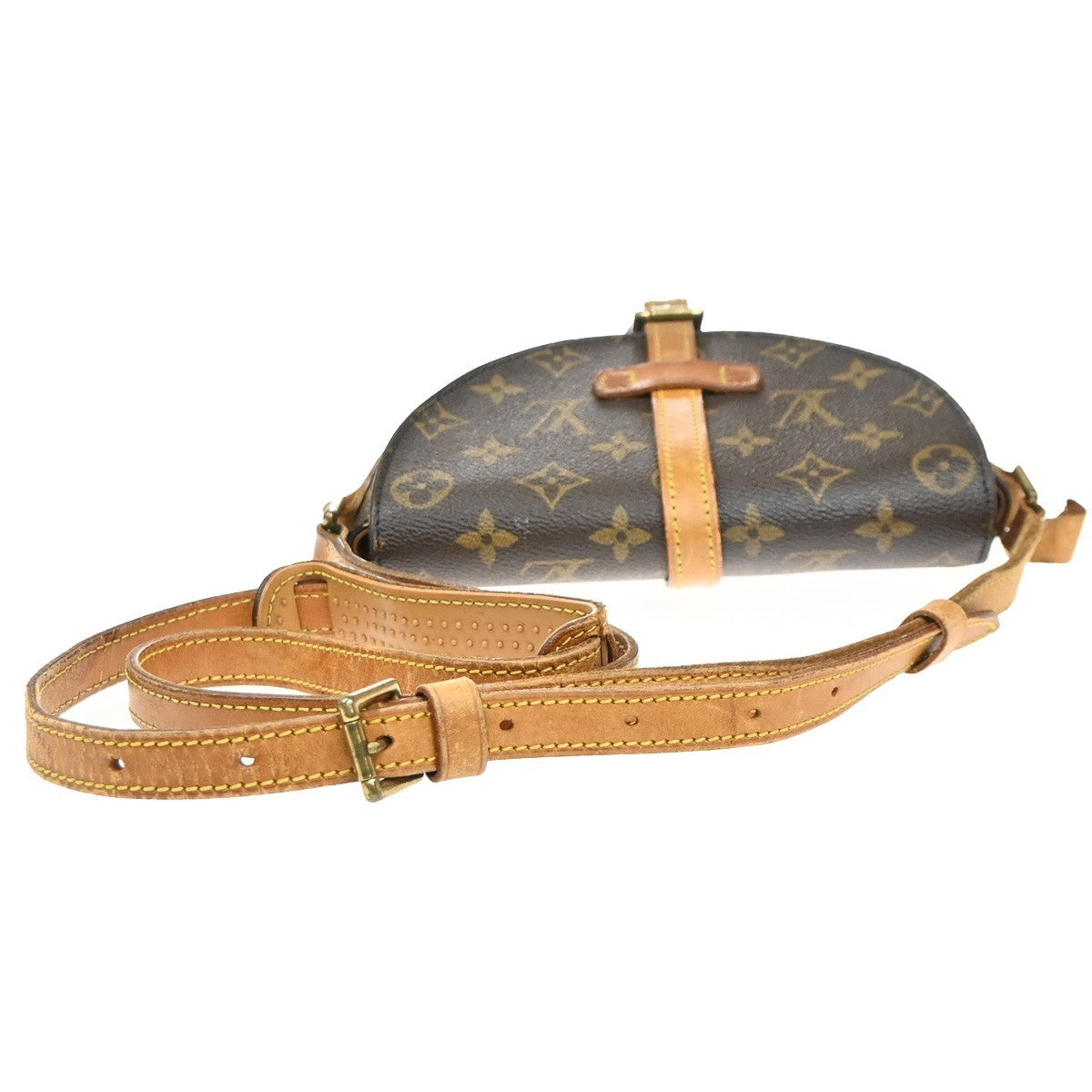 LOUIS VUITTON Chantilly PM Shoulder Bag Monogram Leather Brown M51234 67MA538