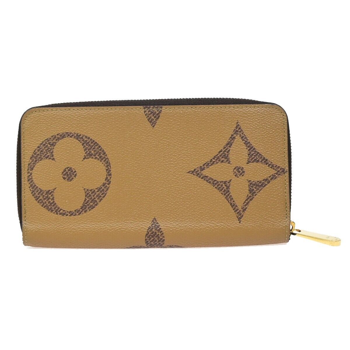 LOUIS VUITTON Zippy Wallet Purse Monogram Giant Reverse Brown M69353 98KA276