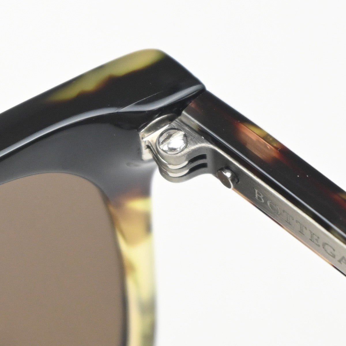 BOTTEGA VENETA Intrecciato Sunglasses Eye Wear Plastic BV0022SA Brown 68KP282