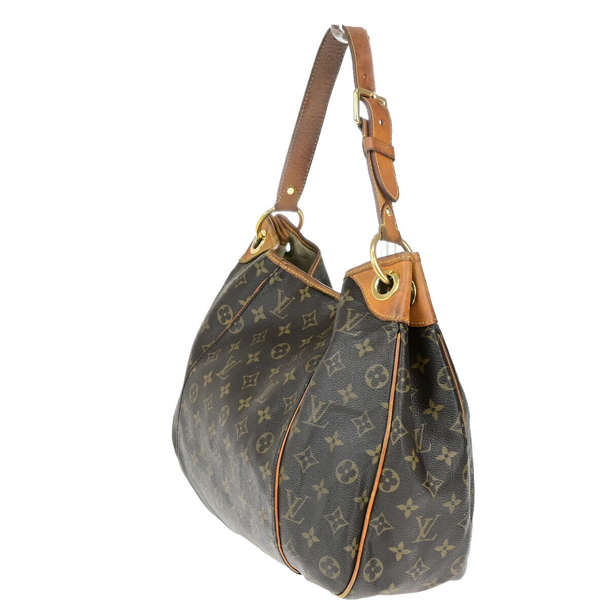 LOUIS VUITTON Galliera PM Shoulder Bag Monogram Leather Brown GD M56382 78YG580