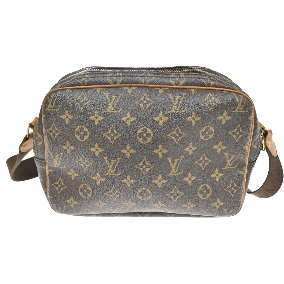 LOUIS VUITTON Reporter PM Crossbody Shoulder Bag Monogram Leather M45254 04CB023