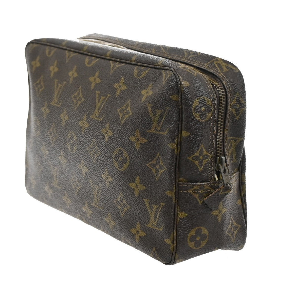 LOUIS VUITTON Trousse Toilette 28 Clutch Hand Bag Monogram Brown M47522 67SA116