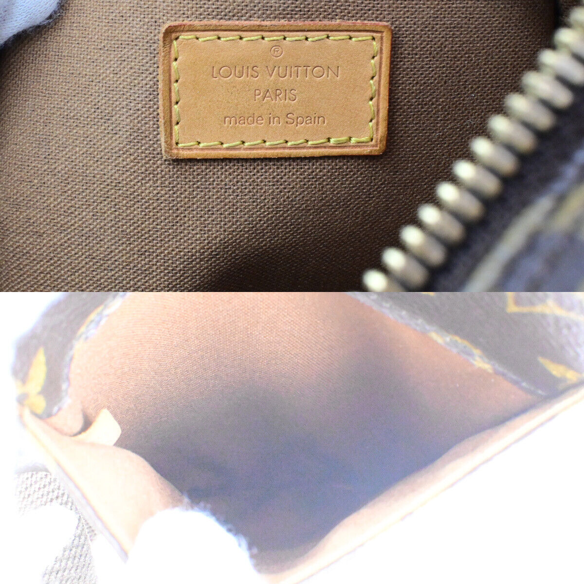 LOUIS VUITTON Pochette Gange Shoulder Bag Monogram Brown Spain M51870 76SJ582