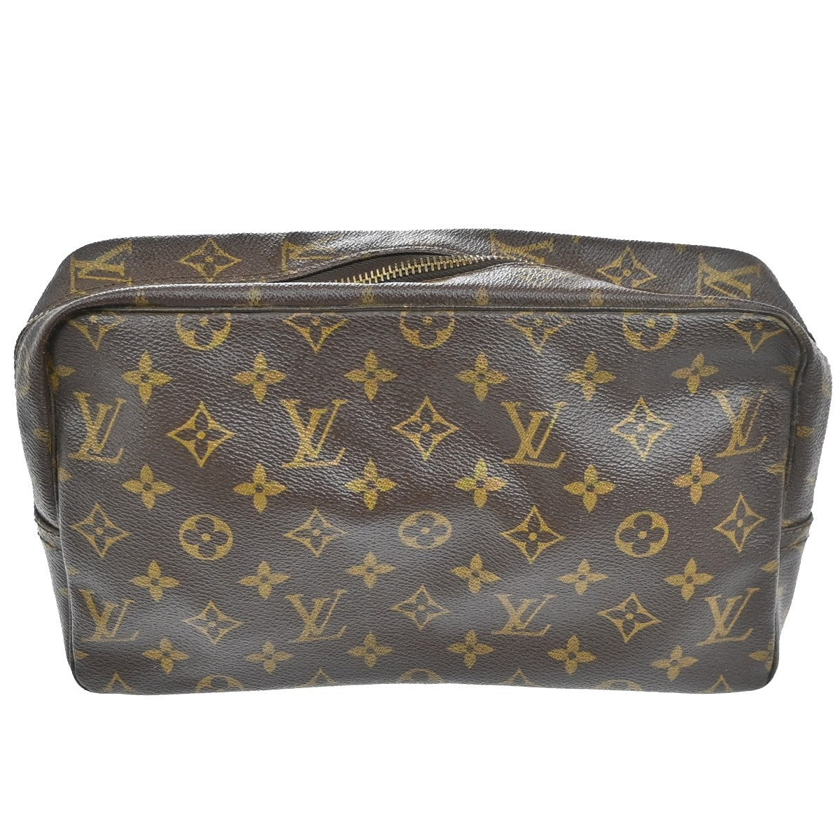 LOUIS VUITTON Trousse Toilette 28 Clutch Hand Bag Monogram Brown M47522 66MA051