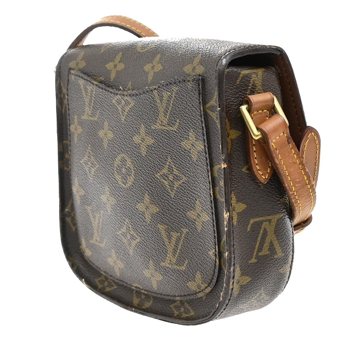 LOUIS VUITTON Mini Saint Cloud Shoulder Bag Monogram Leather BN M51244 32KB301