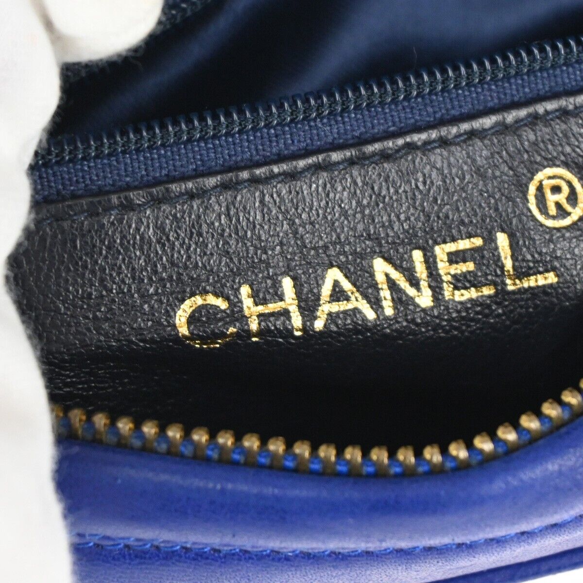 CHANEL CC Bijou Pattern Tassel Mini Chain Shoulder Bag Satin Leather BE 332RJ530