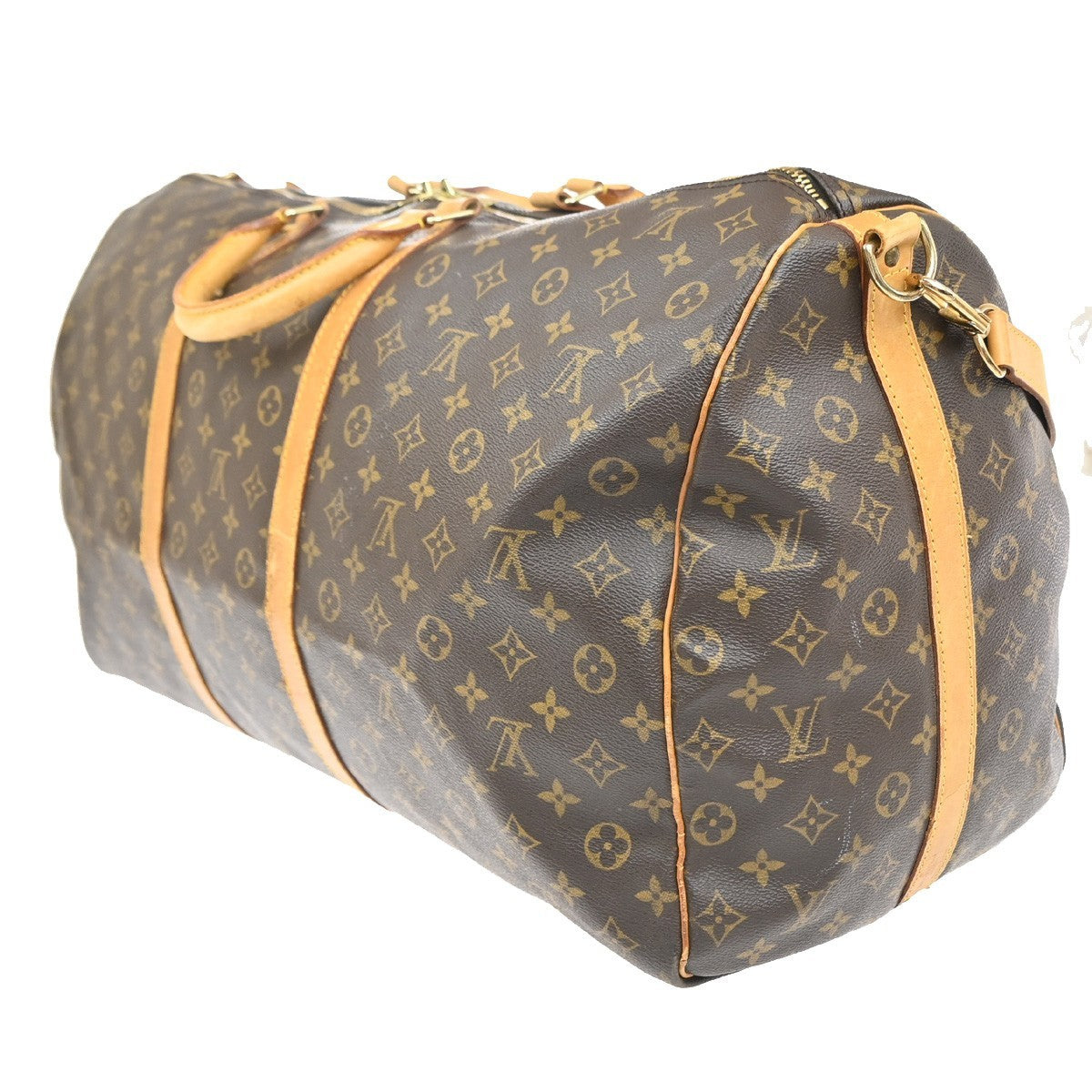 LOUIS VUITTON Keepall Bandouliere 60 2Way Hand Bag Monogram Brown M41412 15YJ221