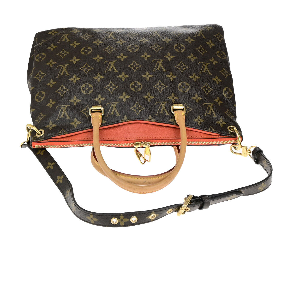 LOUIS VUITTON Pallas 2Way Shoulder Hand Bag Monogram Leather CE M41148 41YF387