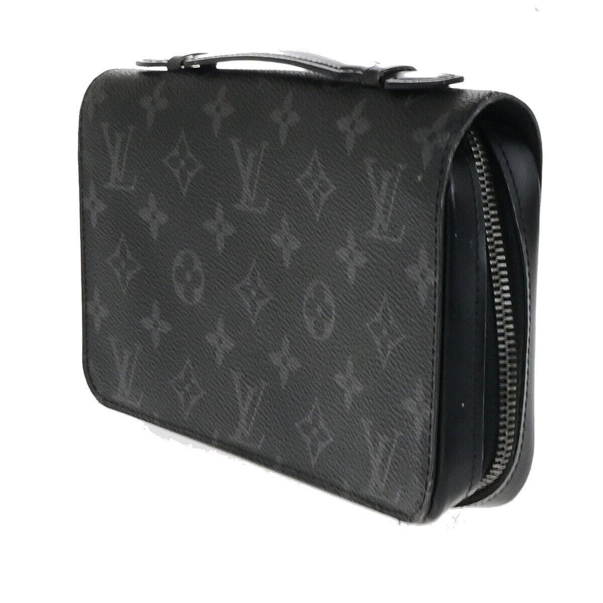 LOUIS VUITTON Zippy XL Long Bifold Wallet Monogram Eclipse BK M61698 99KA456