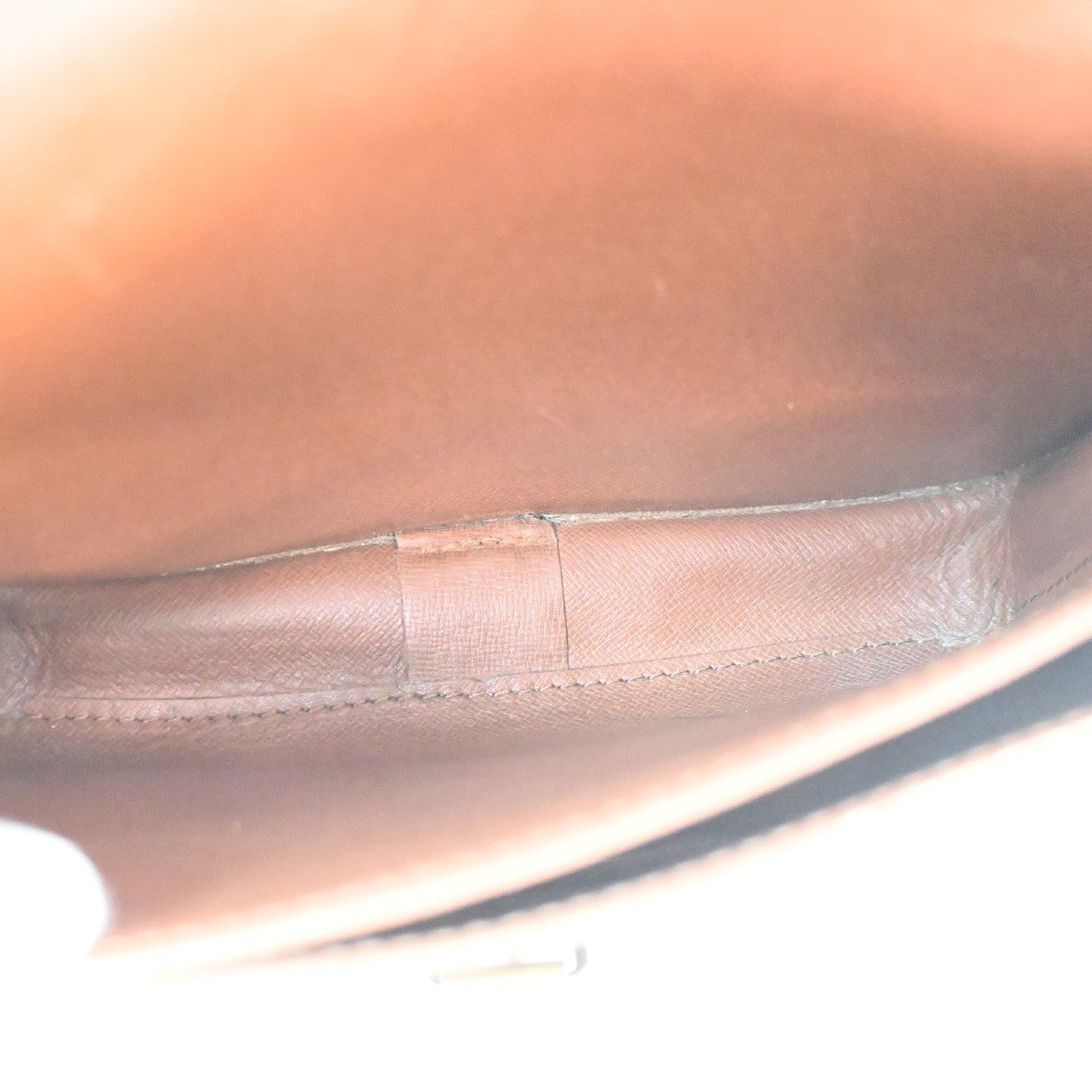 LOUIS VUITTON Cartouchiere MM Shoulder Bag Monogram Leather Brown M51253 31CA716
