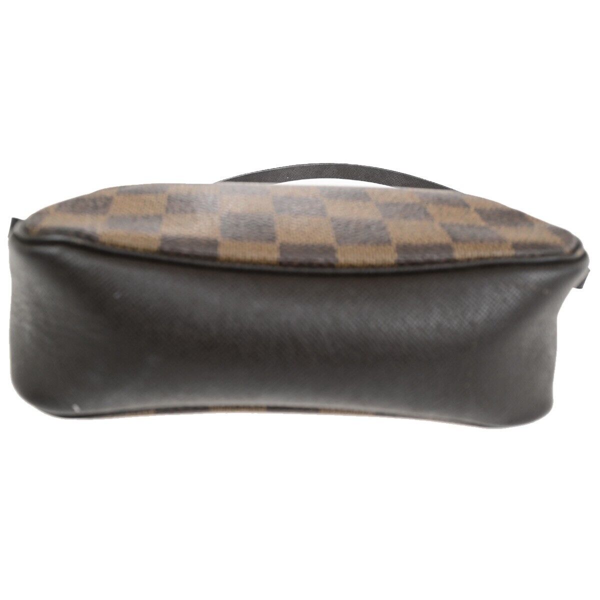 LOUIS VUITTON  Trousse Makeup Hand Bag Damier Ebene Leather Brown N51982 78SJ160