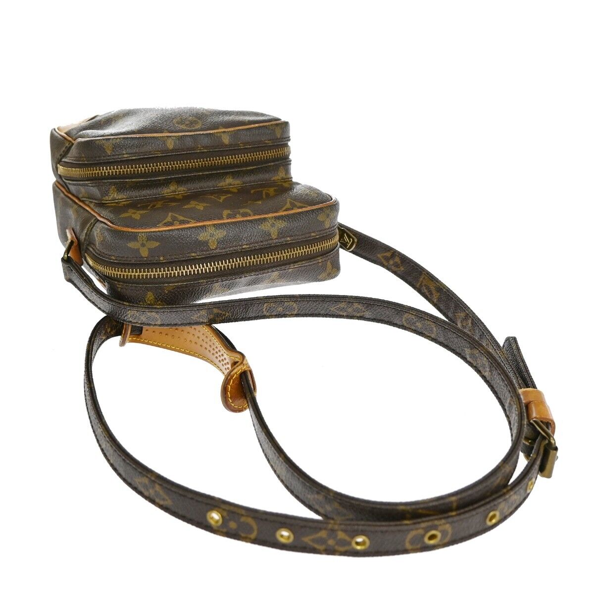 LOUIS VUITTON Amazon Crossbody Shoulder Bag Monogram Leather BN M45236 34ED390