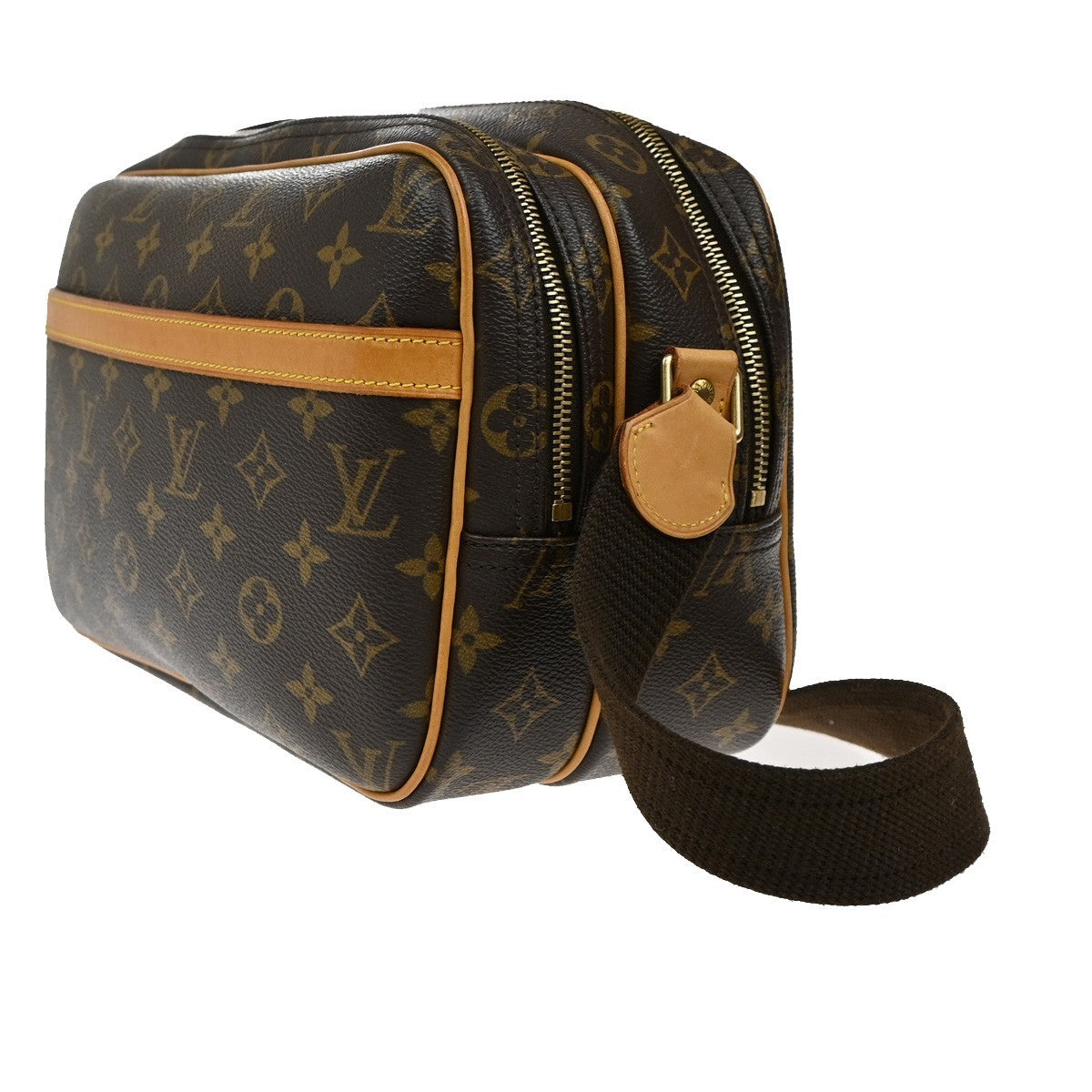 LOUIS VUITTON Reporter PM Crossbody Shoulder Bag Monogram Leather M45254 98KB397