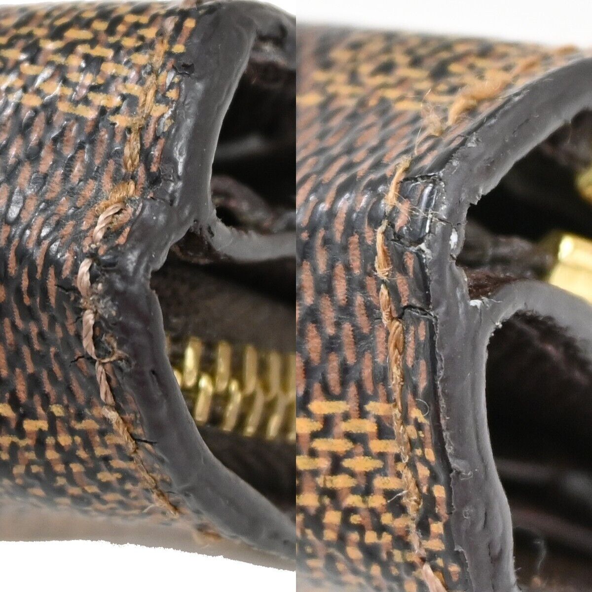 LOUIS VUITTON Compact Zip Bifold Wallet Purse Damier Leather BN N61668 63FA131