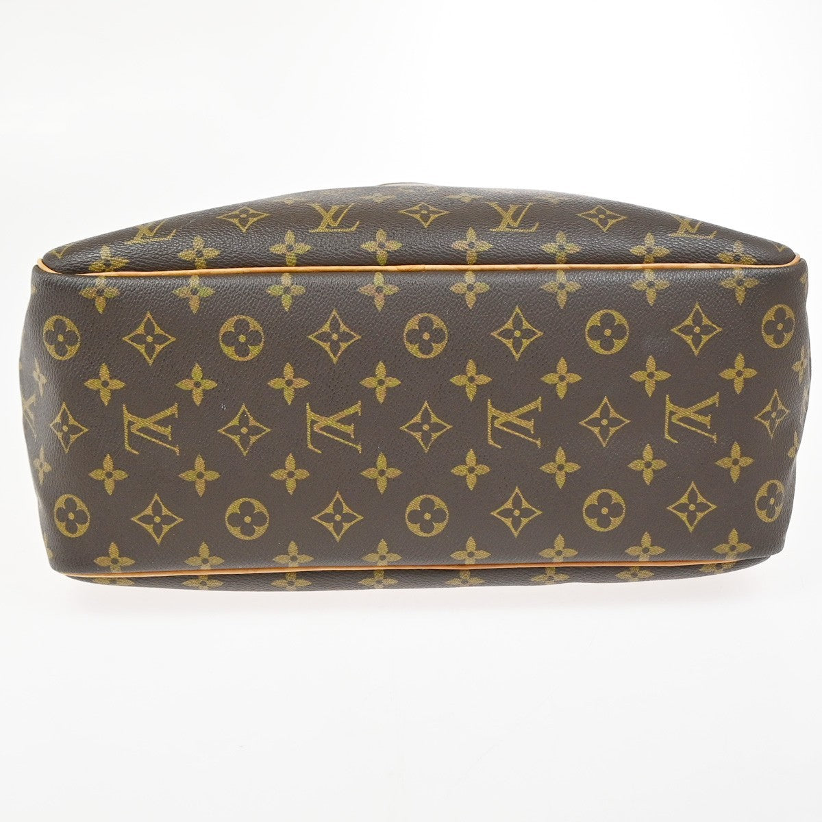 LOUIS VUITTON LV Logo Deauville Hand Bag Monogram Leather Brown M47270 73TA645