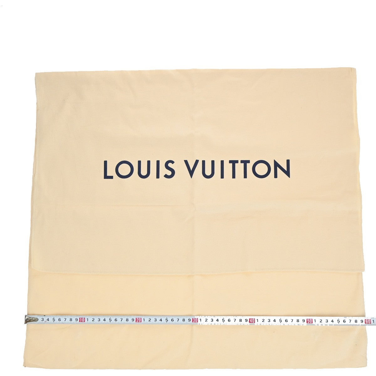 LOUIS VUITTON Logo 10 Set Dust Bag Drawstring Canvas Cotton Beige Brown 03KP213