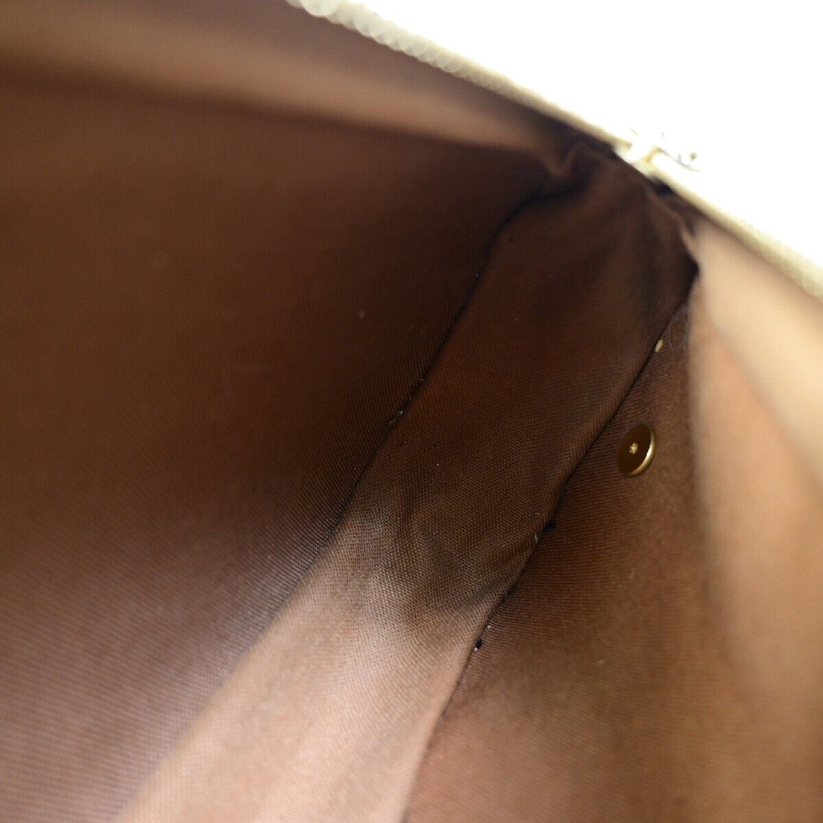 LOUIS VUITTON Pochette Gange Shoulder Bag Monogram Brown Spain M51870 16EB028