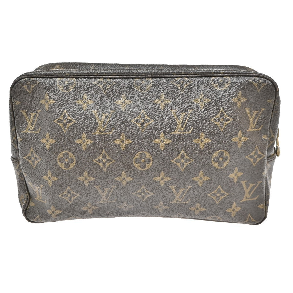 LOUIS VUITTON Trousse Toilette 28 Clutch Hand Bag Monogram Brown M47522 66ZA137