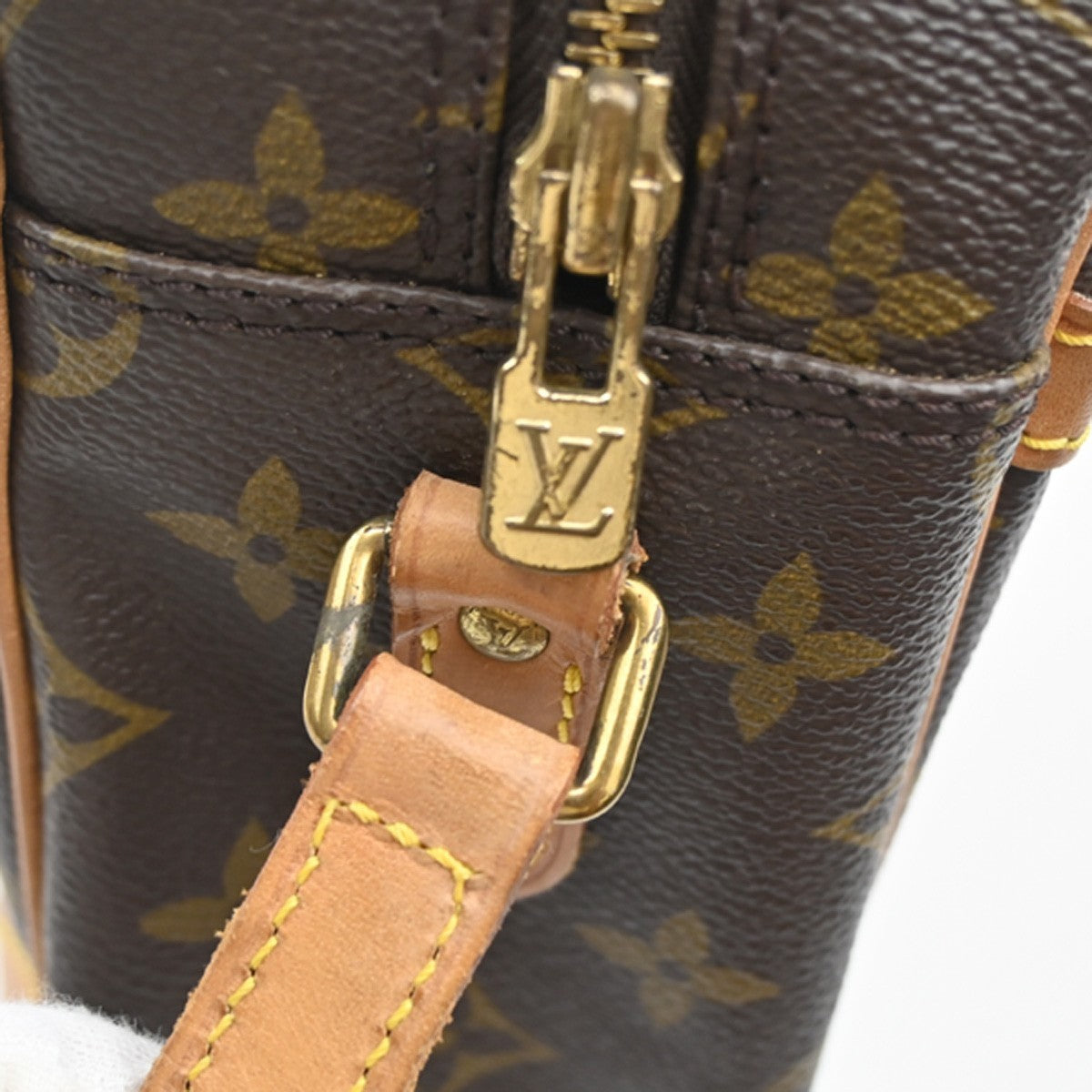 LOUIS VUITTON Trocadero 30 Shoulder Bag Monogram Leather Brown M51272 76SA081
