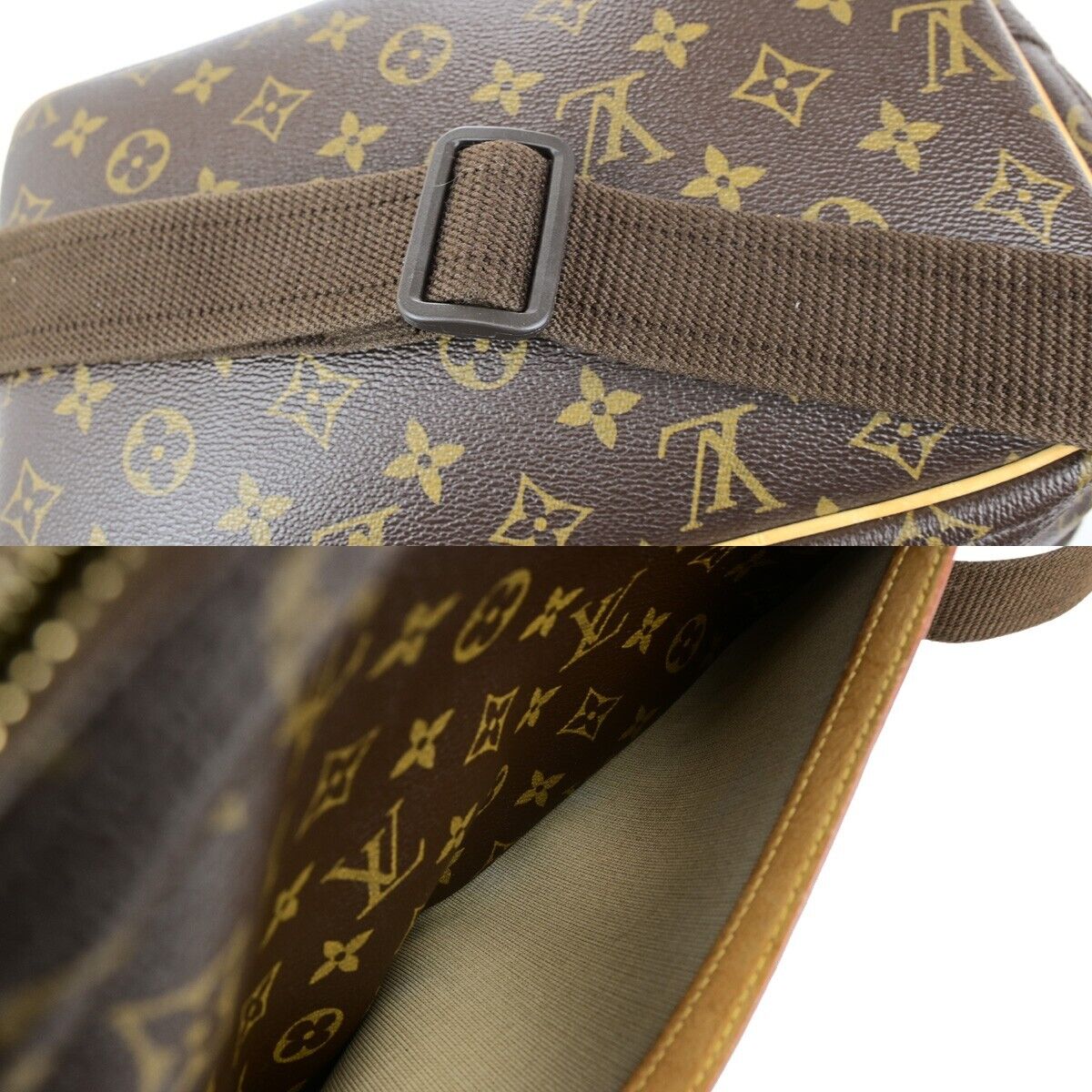 LOUIS VUITTON Reporter PM Crossbody Shoulder Bag Monogram Leather M45254 62ED257