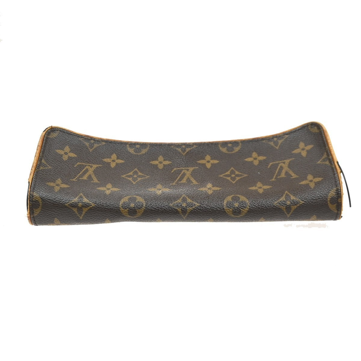 LOUIS VUITTON Pochette Twin GM  Clutch Bag Monogram Brown M51852 01SA038