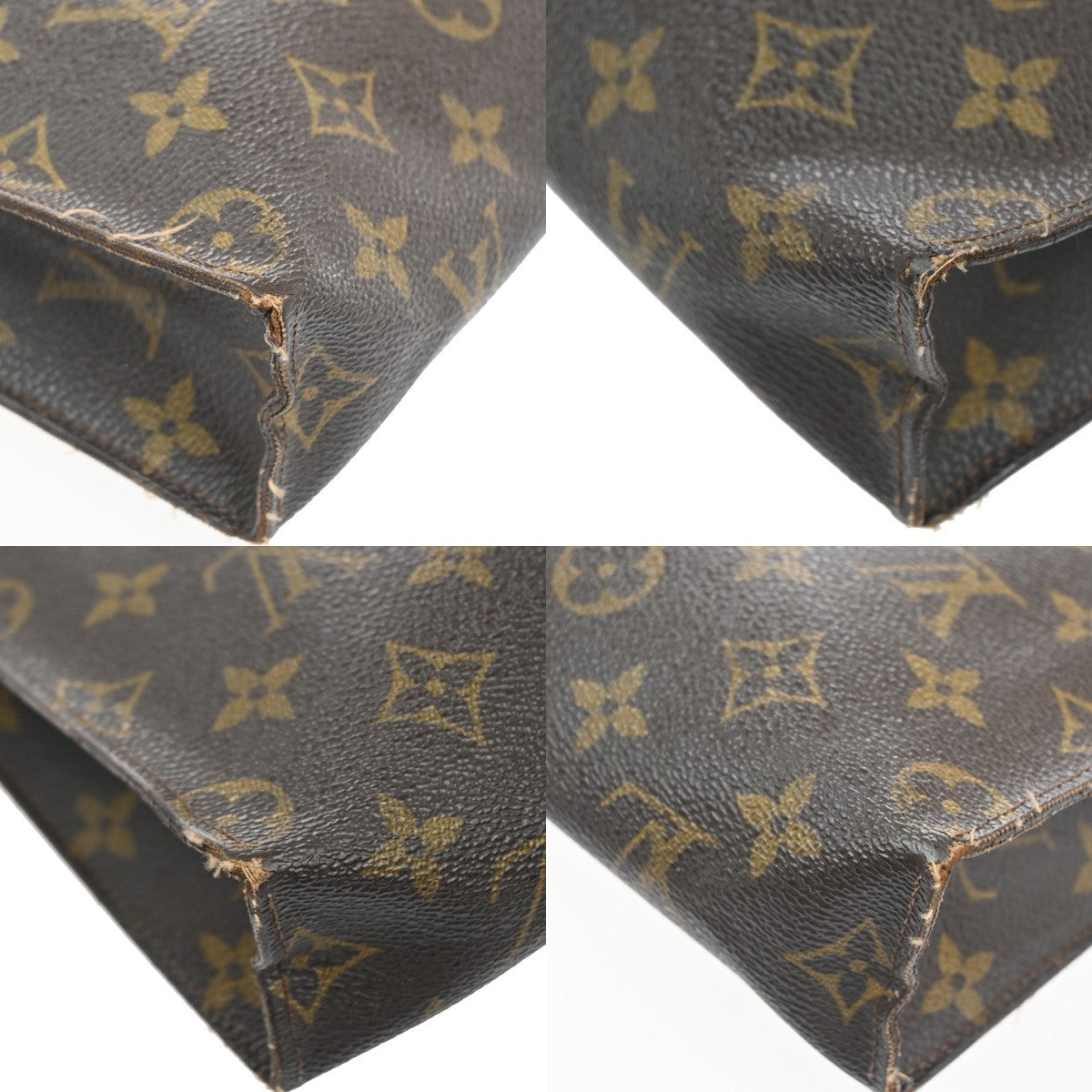 LOUIS VUITTON Poche Toilette 26 Clutch Hand Bag Monogram Leather M47542 02KP579