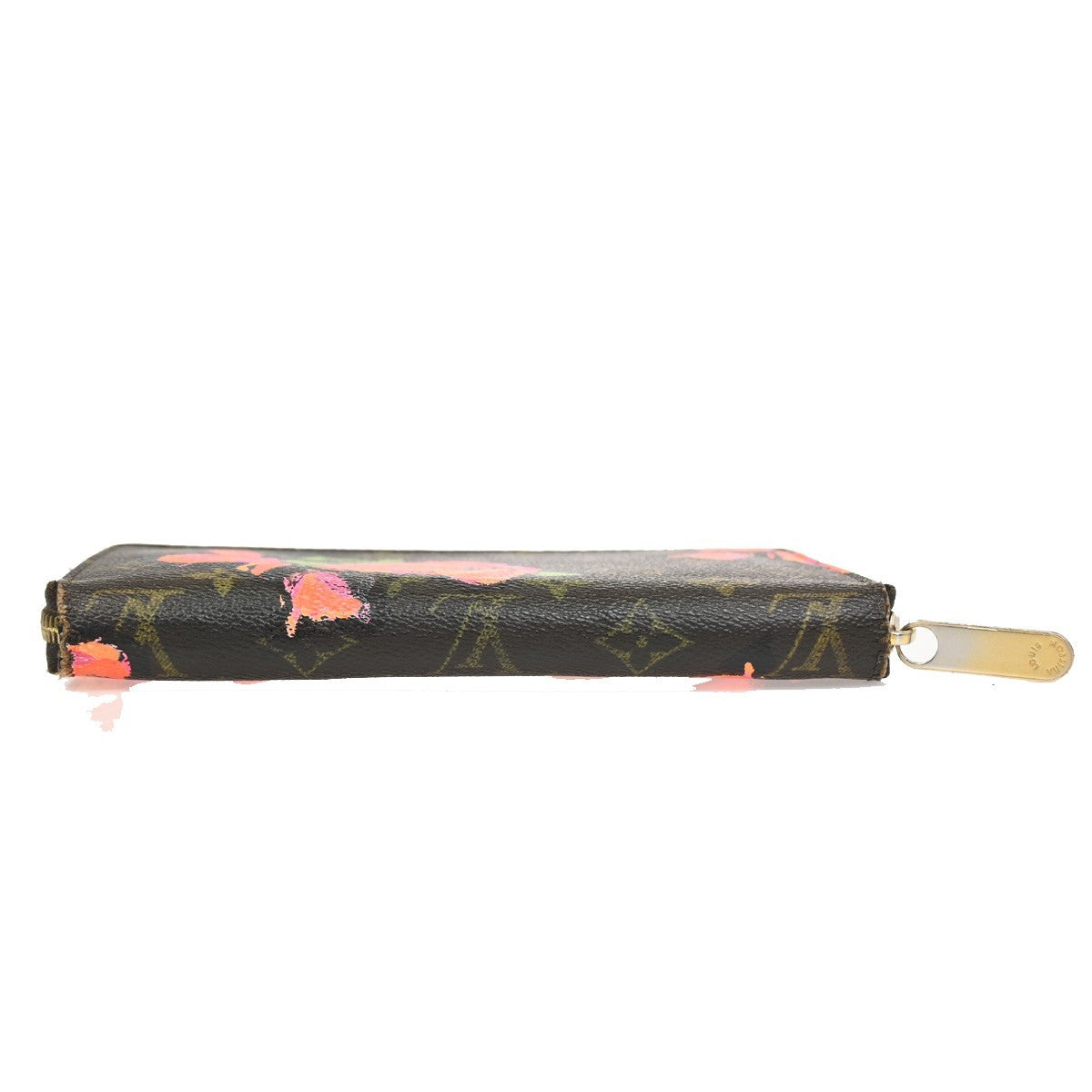 LOUIS VUITTON Stephen Sprouse Zippy Wallet Monogram Roses Brown M93759 84RL586