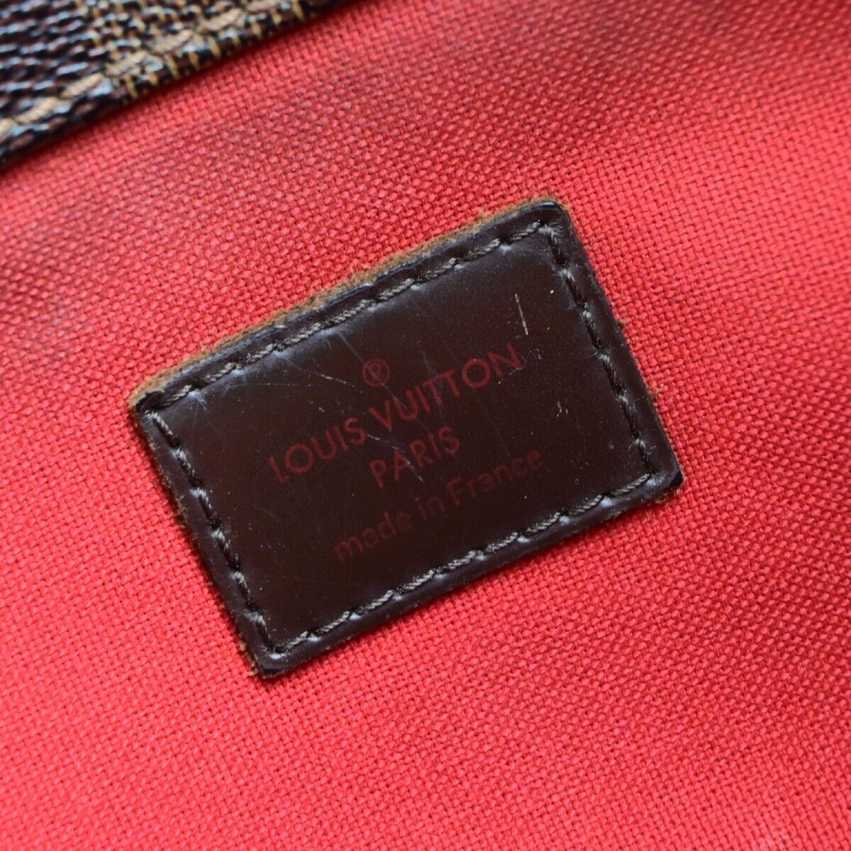 LOUIS VUITTON Bloomsbury PM Shoulder Bag Damier Leather Brown N42251 36EC924