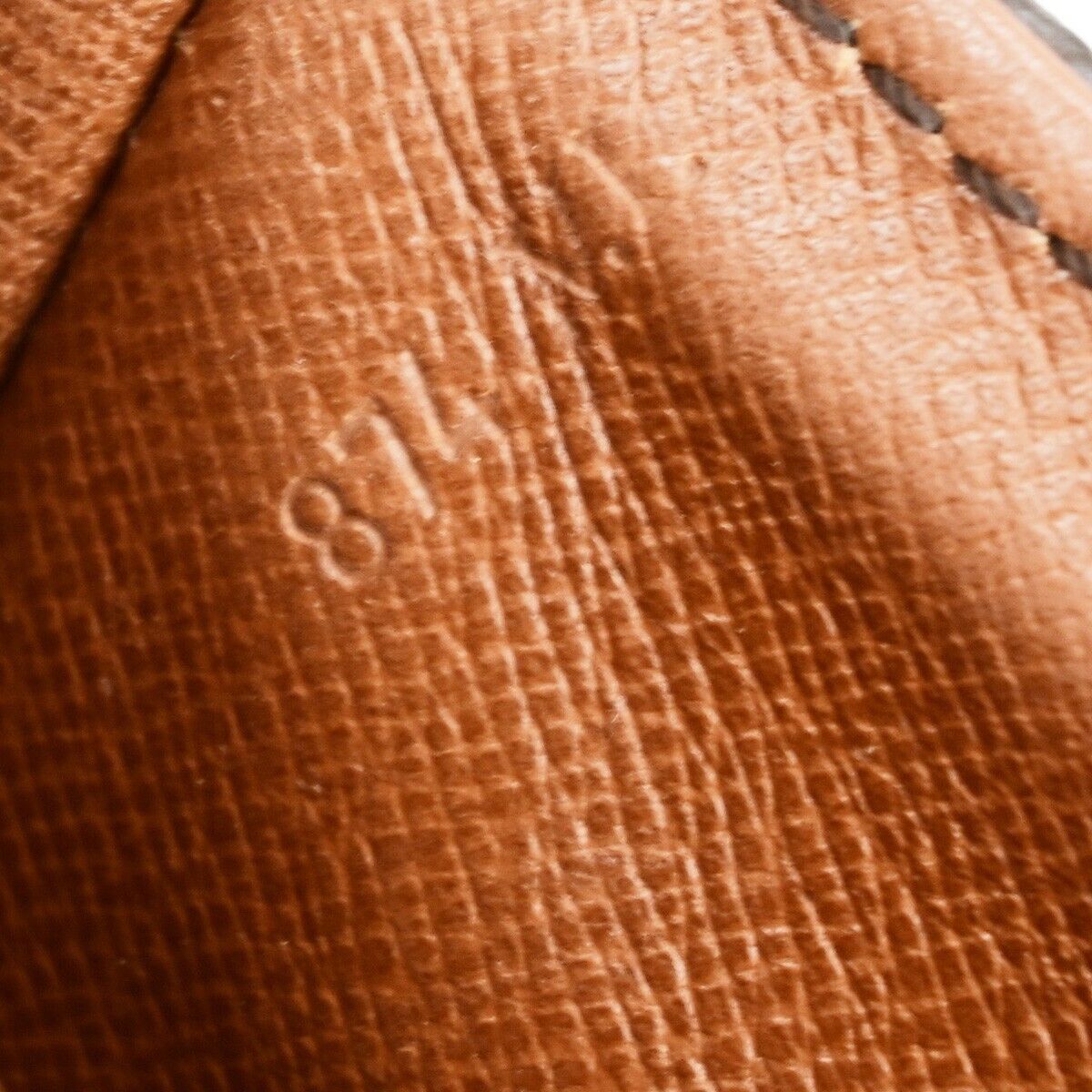 LOUIS VUITTON Chantilly PM Shoulder Bag Monogram Leather Brown M51234 80EC955