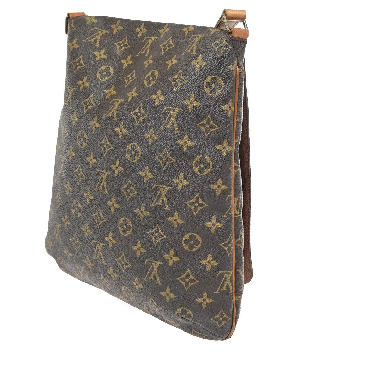 LOUIS VUITTON Musette Shoulder Bag Monogram Leather Brown France M51256 81KC182