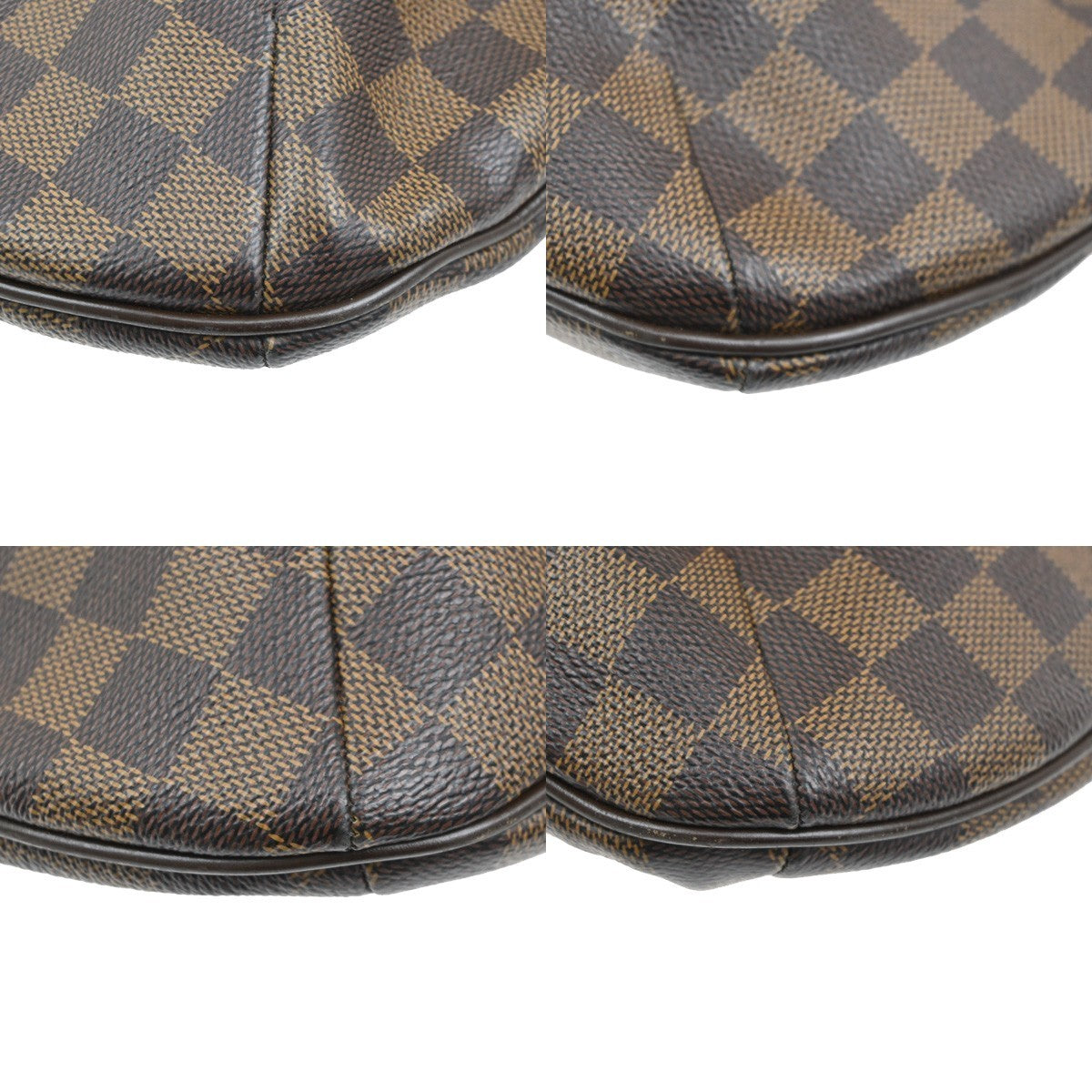 LOUIS VUITTON Bloomsbury GM Shoulder Bag Damier Leather Brown N42250 96KC226
