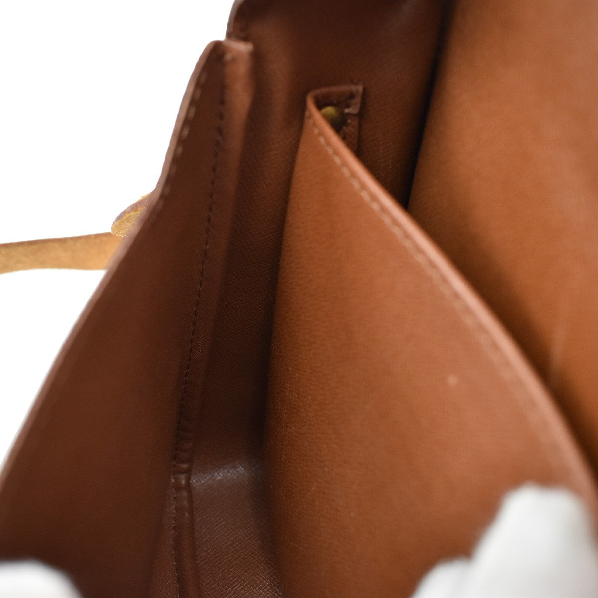 LOUIS VUITTON Cartouchiere MM Shoulder Bag Monogram Leather Brown M51253 79CA065