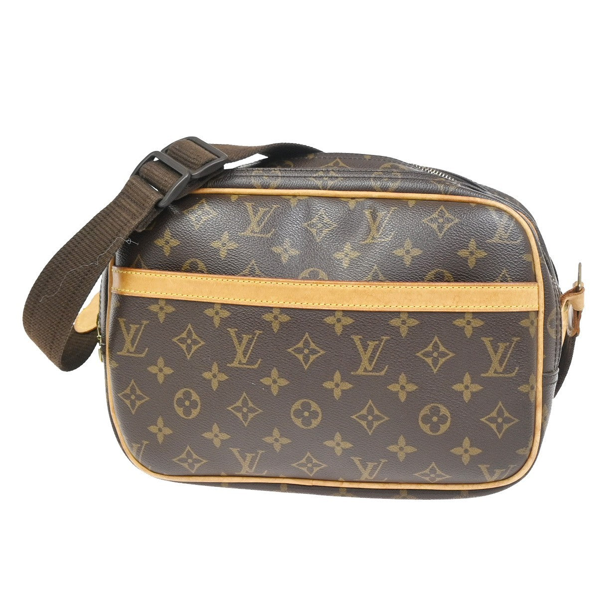LOUIS VUITTON Reporter PM Crossbody Shoulder Bag Monogram Leather M45254 76TA597