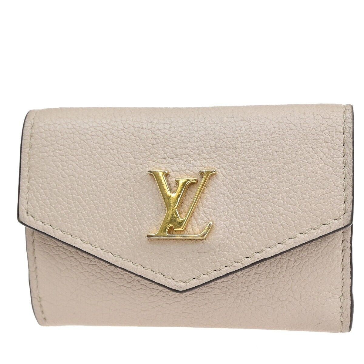 LOUIS VUITTON LV Portefeuille Rock Mini Wallet Trifold Greige M69340 30SH808