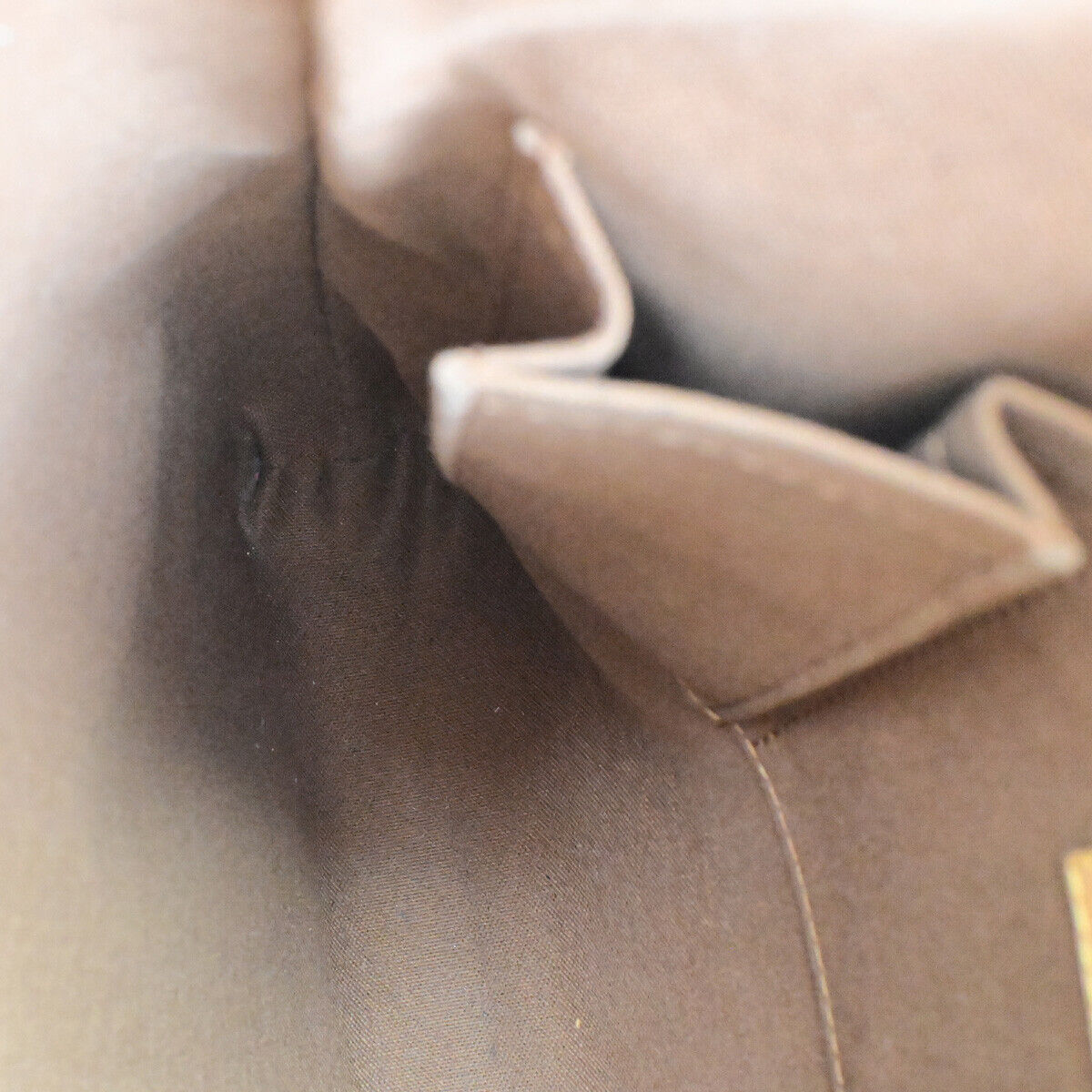 LOUIS VUITTON Odeon PM Shoulder Bag Monogram Leather Brown Spain M56390 76SJ503