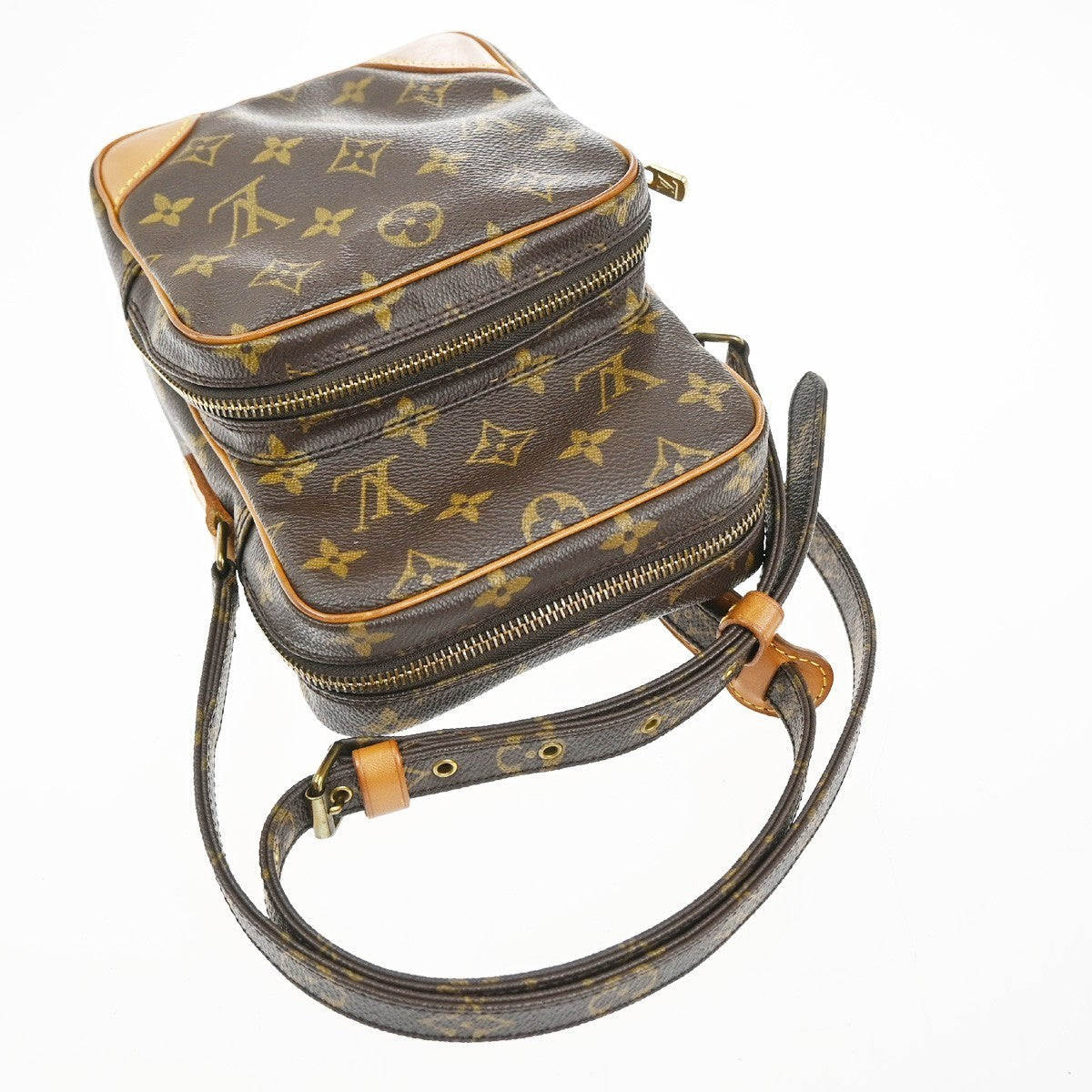 LOUIS VUITTON Amazon Crossbody Shoulder Bag Monogram Leather BN M45236 80KC148