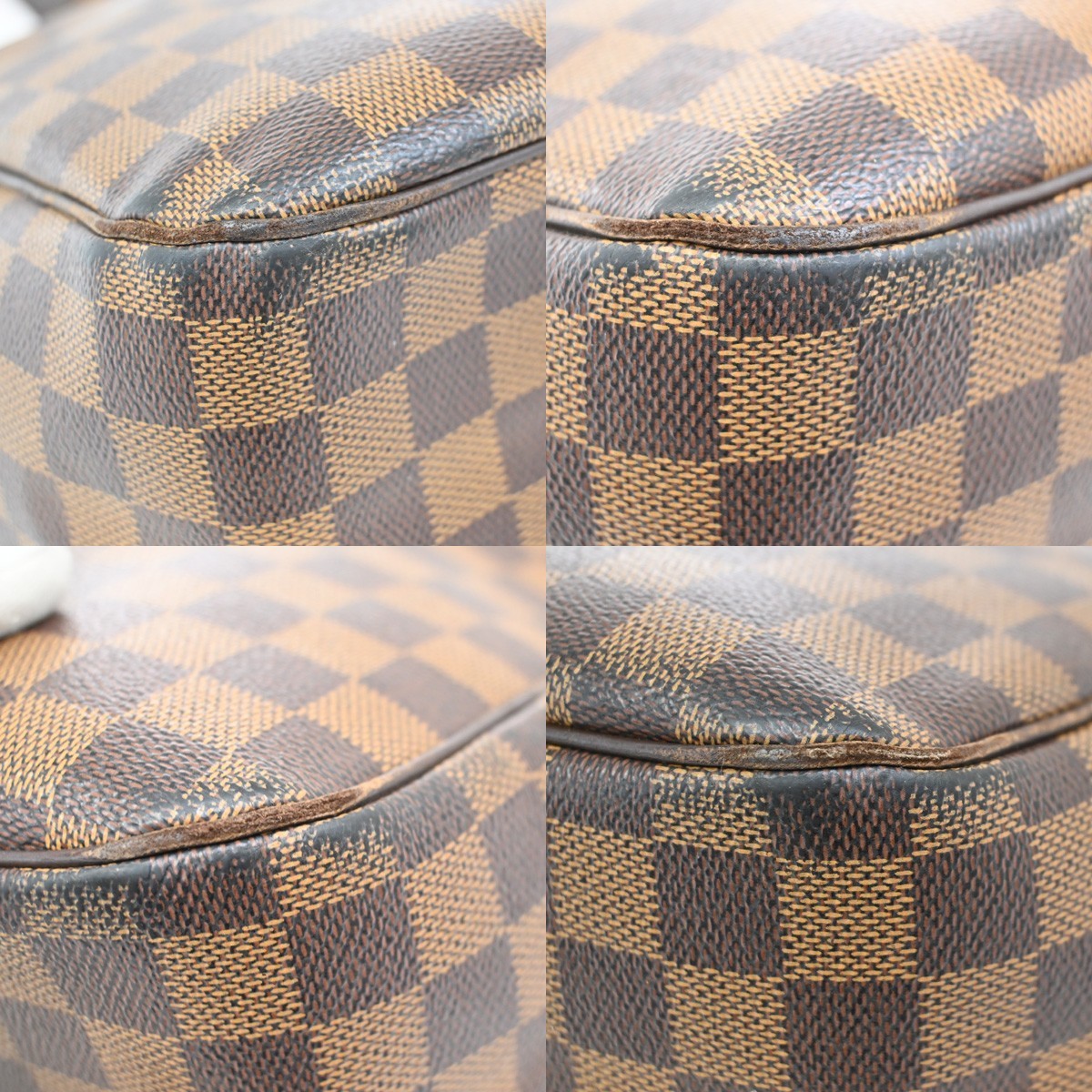 LOUIS VUITTON Parioli PM Shoulder Bag Damier Ebene Leather Brown N51123 32EF886