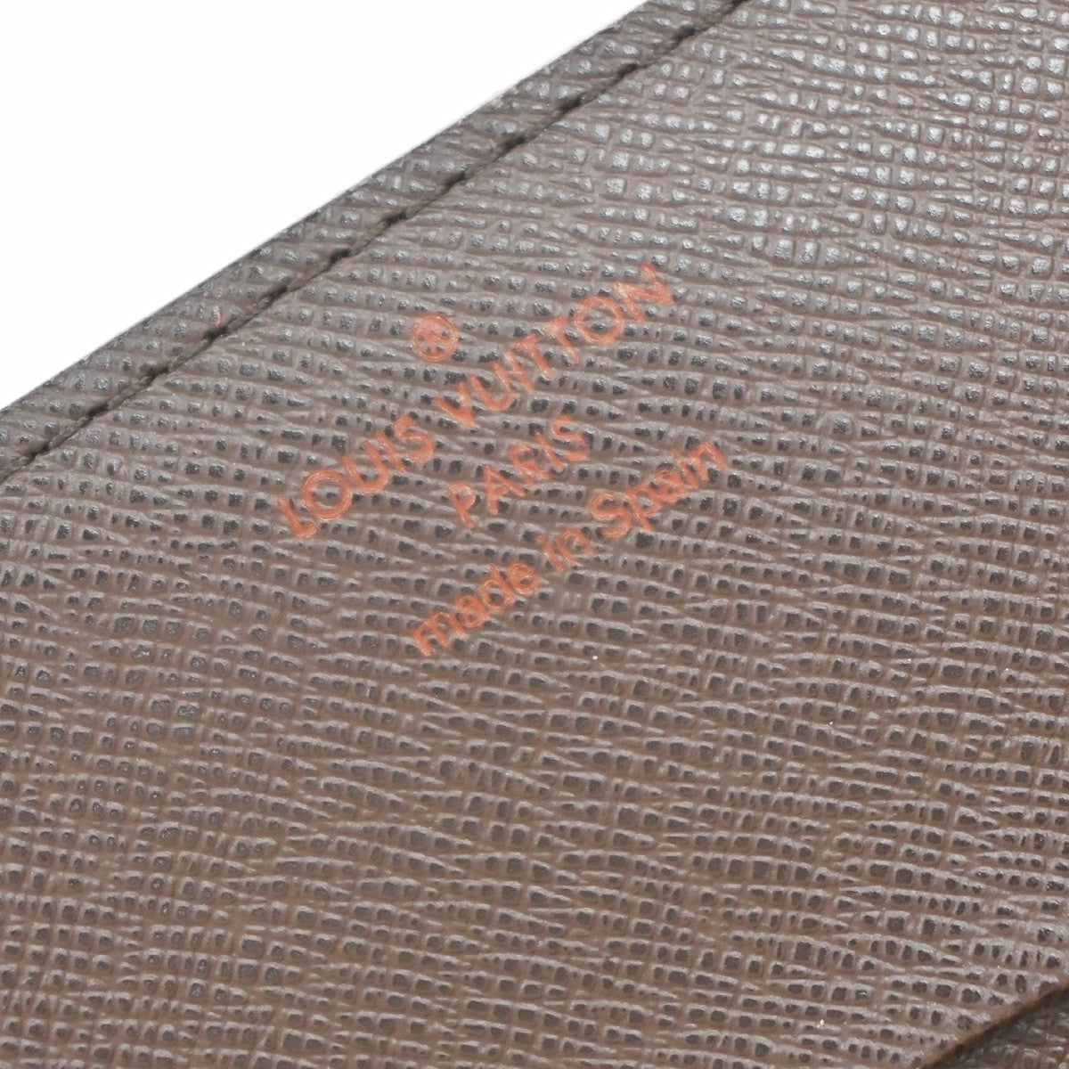 LOUIS VUITTON Carte De Vistie card Case Damier Ebene Leather BN N62920 69KP023