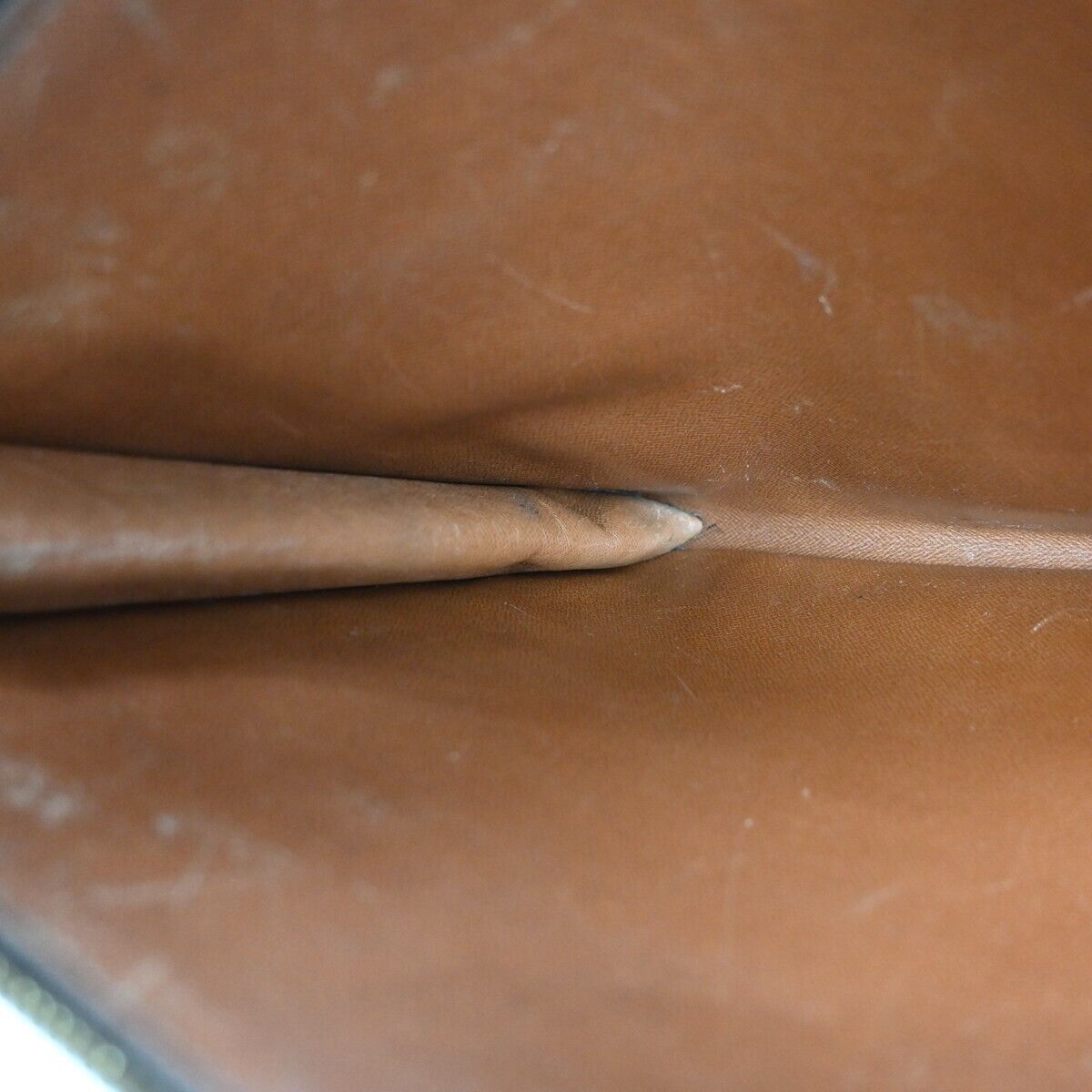 LOUIS VUITTON Poche Documents Clutch Bag Monogram Leather Brown M53457 67EA254